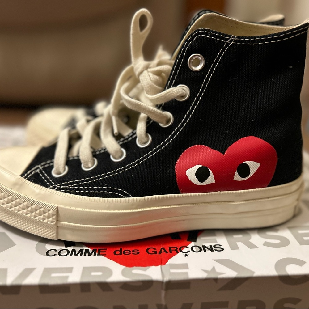 CdG PLAY x Converse Unisex Chuck Taylor All Star Peek-A-Boo High-Top Sneakers